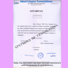 Load image into Gallery viewer, Bengali-to-english-certified-translation