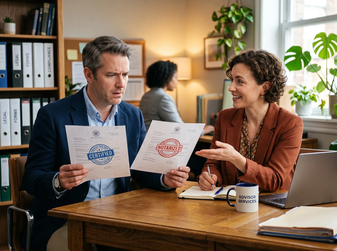 Certified vs Notarized Translation: What's the Difference?